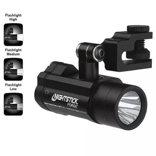 Nightstick Forge Helmet-Mounted Multi-Functional Flashlight - Black