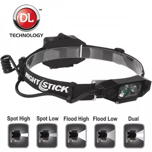 Nightstick Low-Profile Dual-Light Headlamp