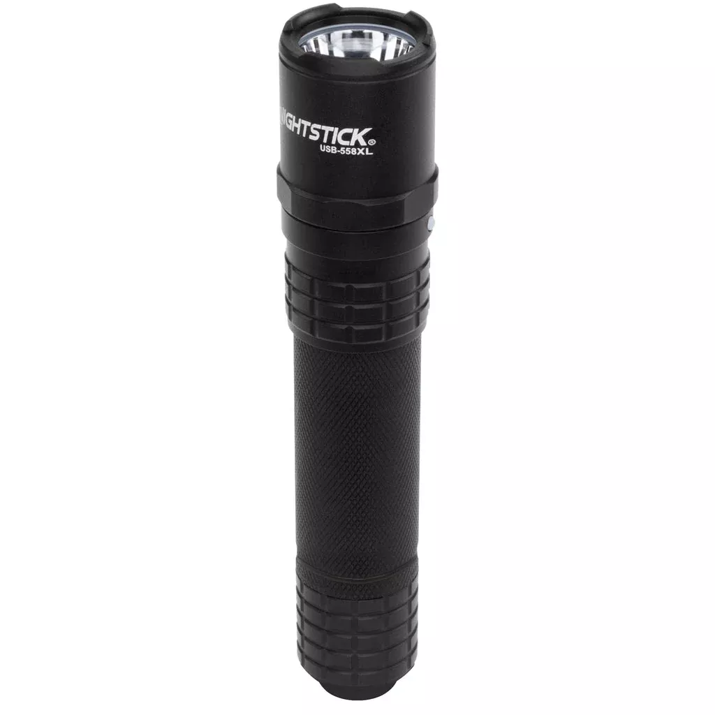 Nightstick Xtreme Lumens Metal USB Rechargeable Multi - Function Tactical Flashlight | Black | USB-558XL