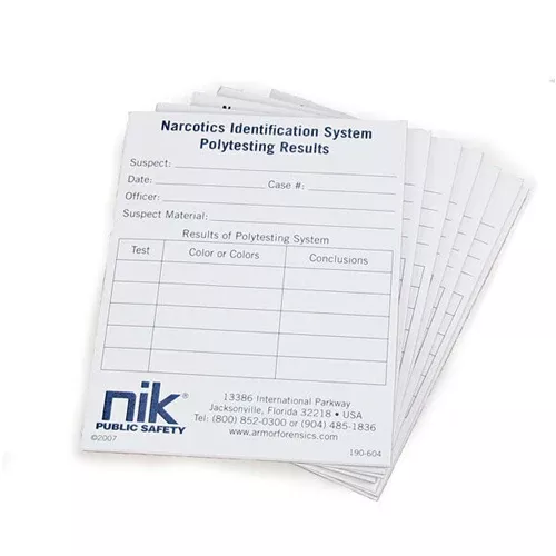 NIK P-10 Polytesting Report Pads