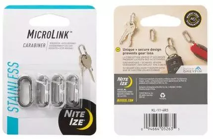 Nite-Ize Microlink Carabiner - 4 Pack