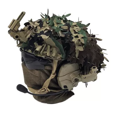 NUTSOF - Southerner Trifolate Leaf Helmet Camo Scrim