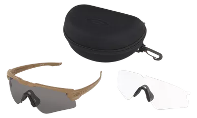 Oakley SI Ballistic M Frame Alpha Array - Terrain Tan - Clear/Grey