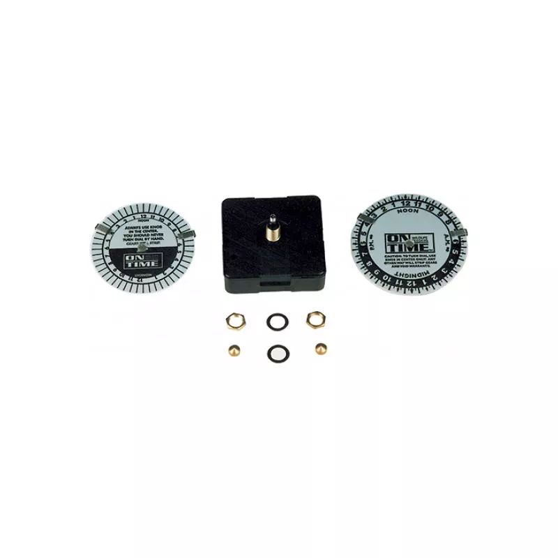 On-Time Clock With Dial and Clips