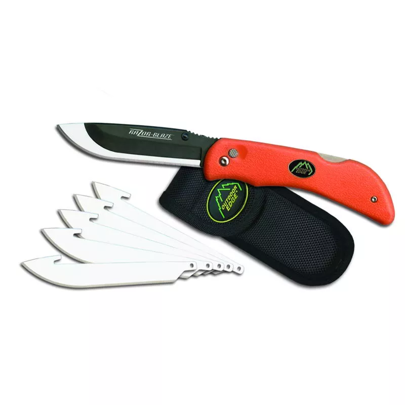 Outdoor Edge Razor Lite 3.5in - Blaze Orange