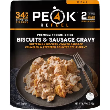 Peak Refuel Biscuits & Sausage Gravy