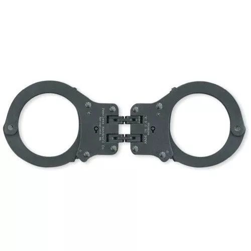Peerless Handcuff Company Model 802C Hinged Handcuff - Black Oxide Finish