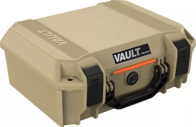 Pelican V200 Vault Medium Pistol Case - TAN