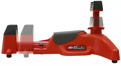 PREDATOR SHOOTING REST RIFLE/HANDGUN ADJUSTABLE RED
