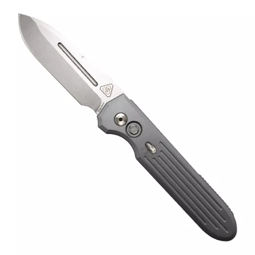 Pro-Tech Knives PDW Invictus S/E Automatic Knife Gray – Stonewash