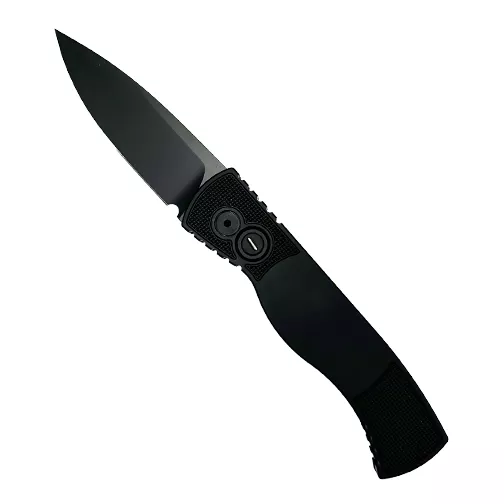 Pro-Tech Knives Tactical Response 2 S/E Automatic Knife Black – Black