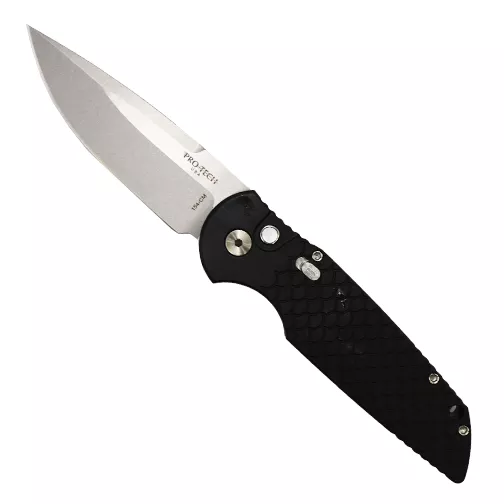 Pro-Tech Knives Tactical Response 3 S/E Automatic Folding Knife Black Fish Scale – Satin