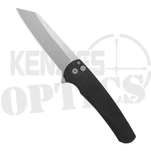 Pro-Tech Malibu Reverse Tanto Flipper Knife Black – Stonewash