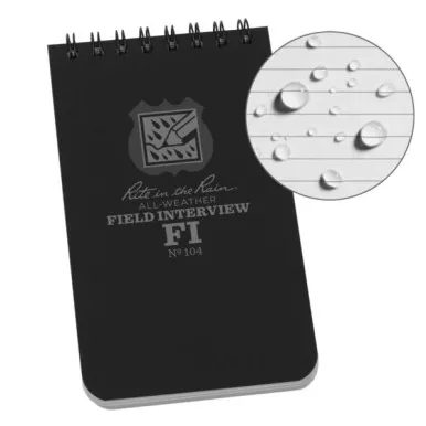 Rite In The Rain 3" x 5" Field Interview Notebook