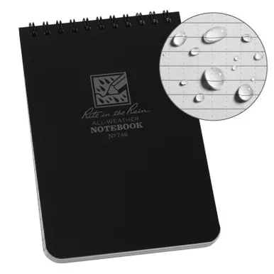Rite In The Rain 4" x 6" Universal Pattern Top Spiral Notebook