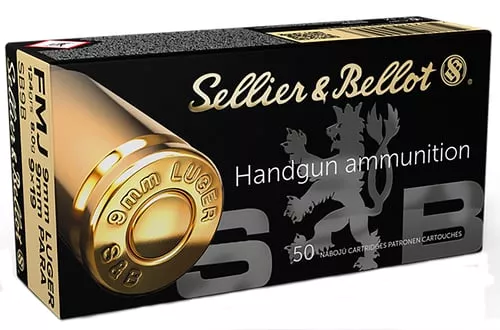 S&B 9MM 124GR FMJ 50/1000