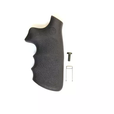 S&W X-Frame Hogue Square Butt Black Rubber Grips