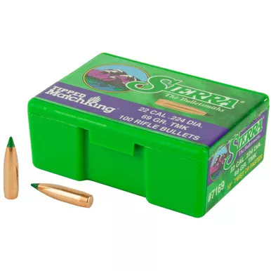 Sierra Bullets .22 .224" 69gr TMK 100/Box