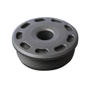 SilencerCo Bravo Front Cap .30 Caliber Titanium Black