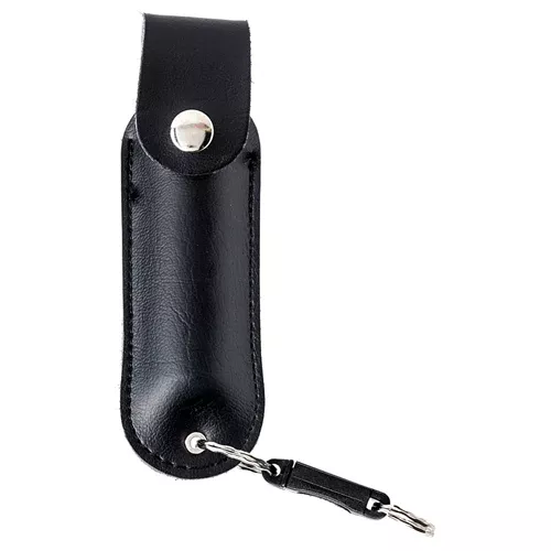 Smith & Wesson 3/4oz Pepper Spray w/ Leather Holster & Quick Release Clip