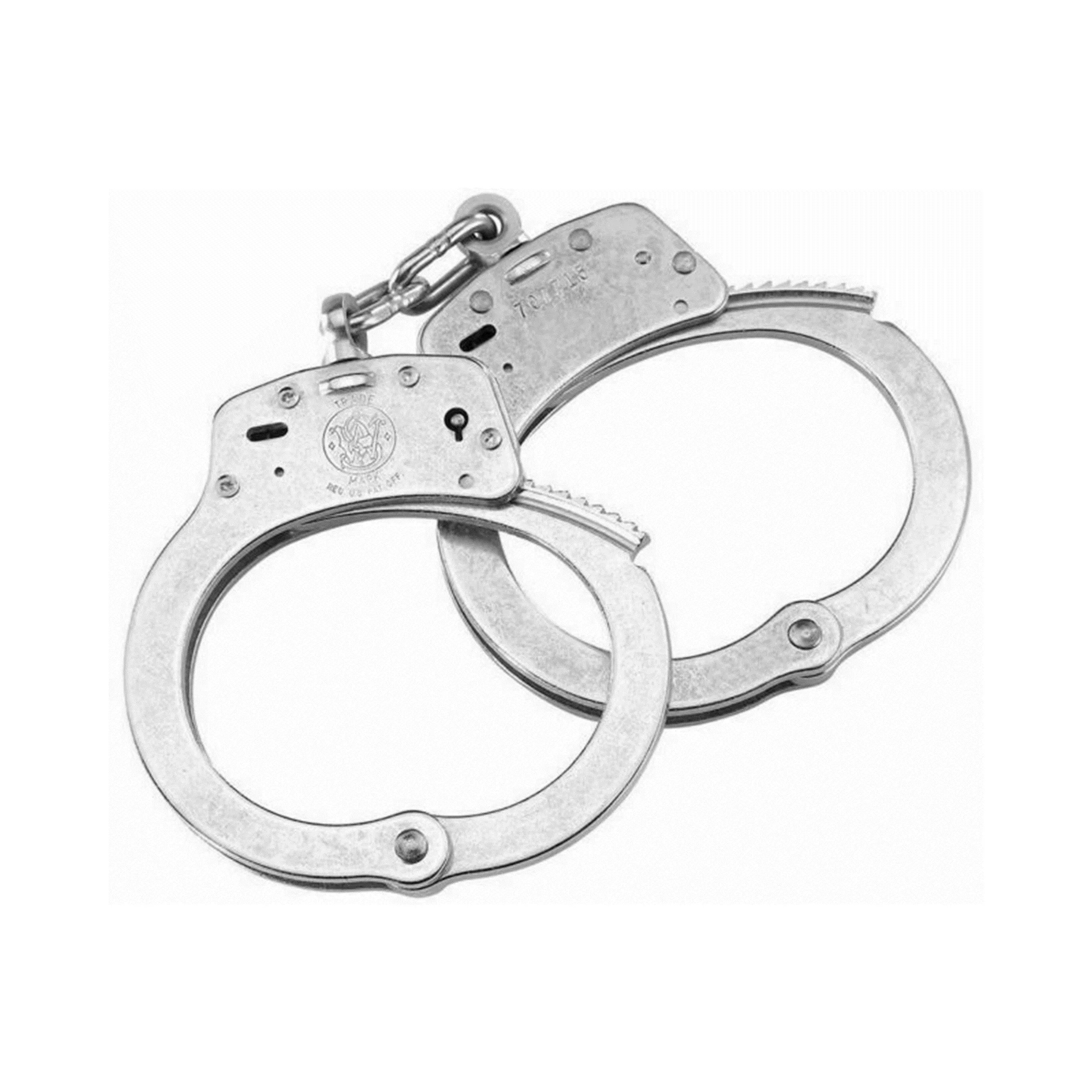Smith & Wesson Chain-Linked Standard Size Handcuffs | Nickel | 350103