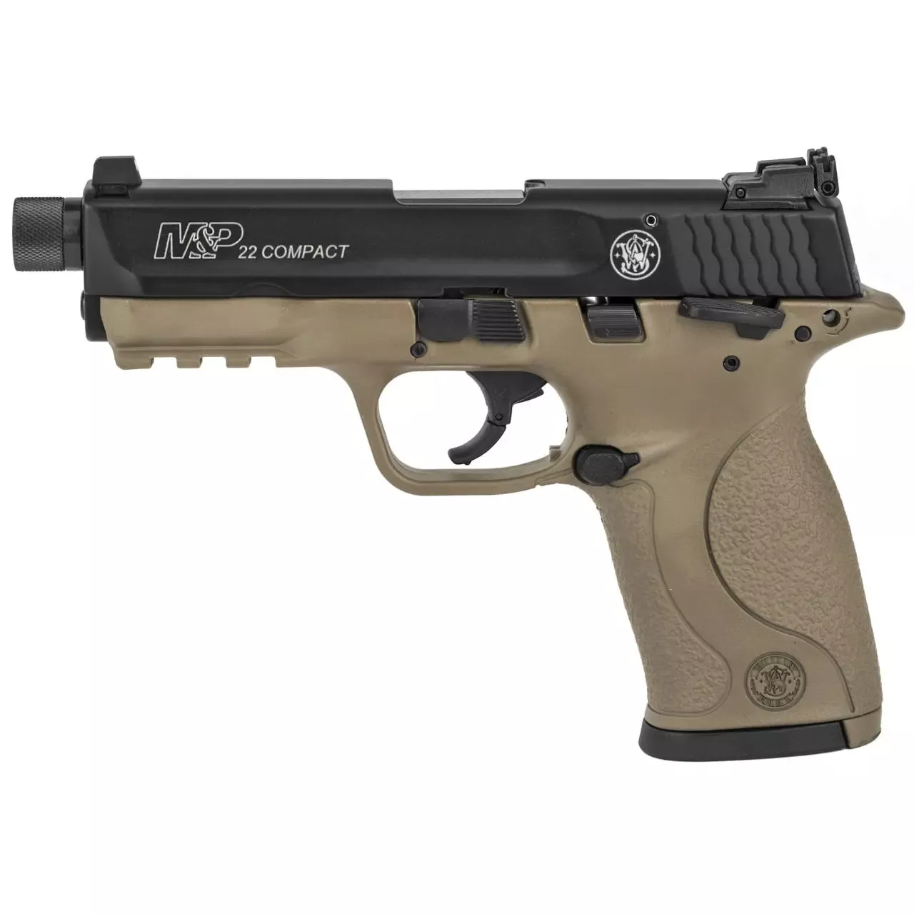 Smith & Wesson M&P22 Compact Suppressor Ready 3.56" Pistol
