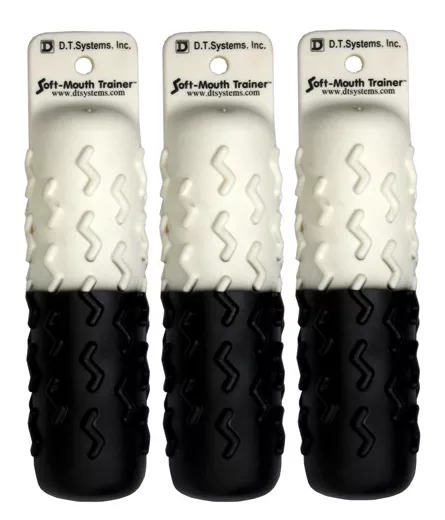 Soft Mouth Trainer 3 pack Black/White