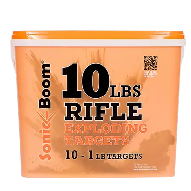 Sonic Boom Exploding Rifle Targets 10-Count