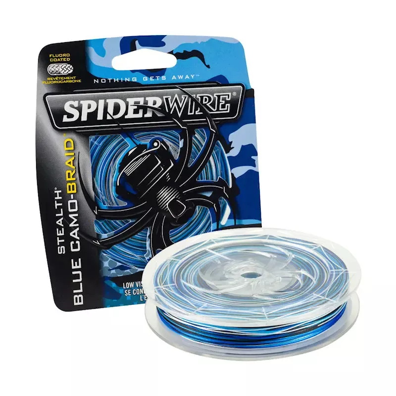 SpiderWire Stealth Blue Camo Braid 300yd Blue Camo 15#