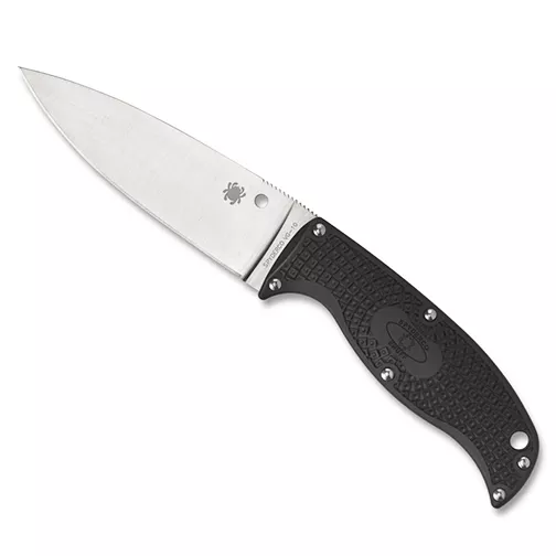 Spyderco Enuff 2 Fixed Blade Knife Black – Satin