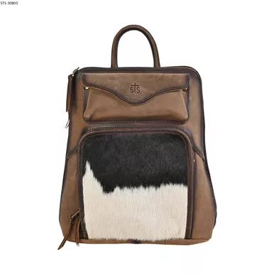 STS Cowhide Sunny Brown Backpack (STS-30803)