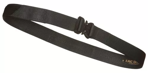 Tacshield T303SMBK Tactical Gun Belt Black Webbing 30-34" 1.75" Wide Buckle Closure