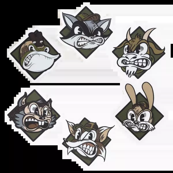 Team Angry Sticker Combo