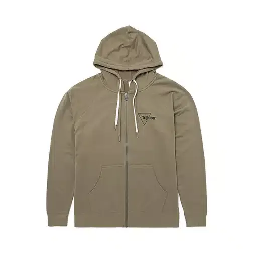Trijicon Lightweight Icon Full Zip Hoodie Olive