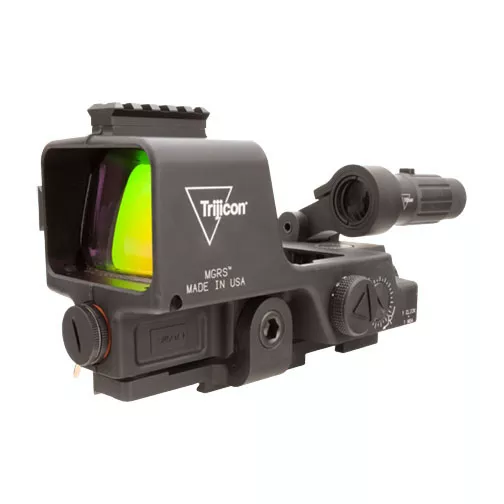 Trijicon MGRS with 3×24 Magnifier – Red 35 MOA Segmented Circle