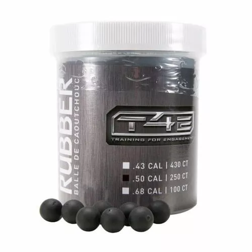 UMX T4E 50 CAL RUBBER BALL 250CT JAR