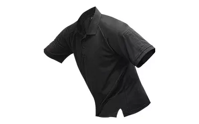 VERTX COLDBLACK S/S POLO BLACK LRG