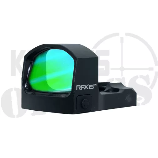 Viridian RFX15 1×17 Micro Green Dot, SHIELD Mounting pattern, Black, featuring INSTANT-ON