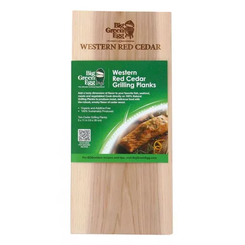 Western Red Cedar Grilling Plank 2 Pack by Big Green Egg