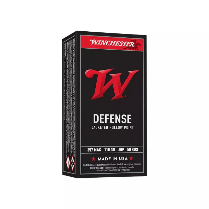 Winchester .357 MAG 110gr Jacketed Hollow Point - 50 Rounds