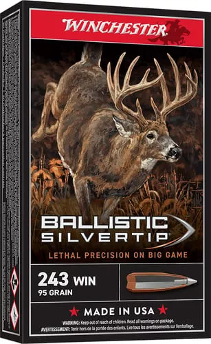 WINCHESTER SUPREME 243 WIN 95GR SILVER-TIP 20RD 10BX/CS