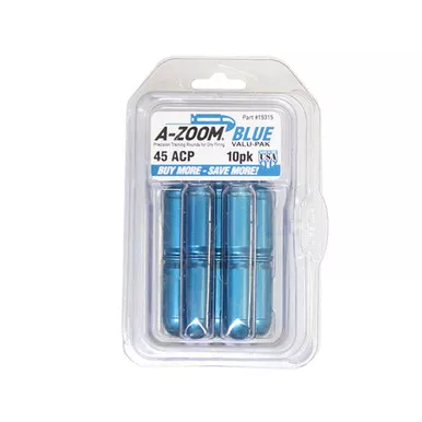 A-Zoom .45ACP Snap Cap Blue 10pk