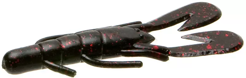 Zoom UV Speed Craw - Black Red Glitter