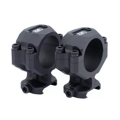ZRO Delta StealthCut 30mm Scope Rings 1.25" Black